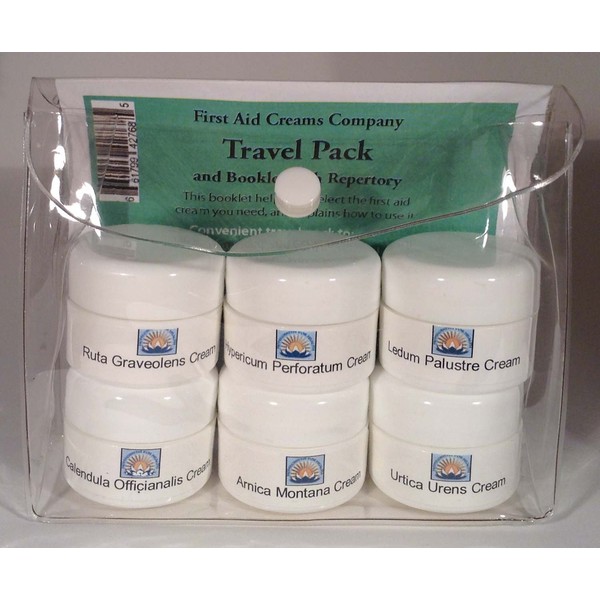 First Aid Creams Company Travel Pack and Booklet with Repertory