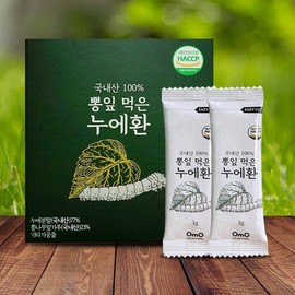OMU 뽕잎 먹은 누에환 스틱형 국내산 누에가루 Silkworm Powder Stick Type from Locally Sourced Mulberry Leaf-fed Silkworms