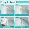 Ceoighe 2 Pack 7 Inch Flush Bolt for Double Door,