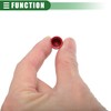 X AUTOHAUX Universal Tire Valve Stem Caps, 17mm, Aluminum Alloy,