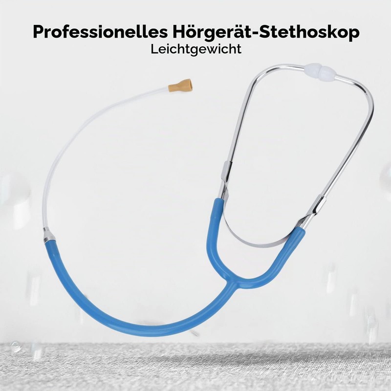 Brrnoo Hearing Aid Hearing Stethoscope, Binaural Metal Audiophone Stethoscope Hearing