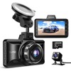 AZDOME M01 Dual Dash Cam Front and Rear with Free