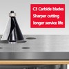 Chamfer Router Bit 1/2 Shank, 20° Degree Carbide 2-Flute Chamfer