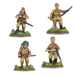 Warlord Games Japanese Army Platoon Commanders - 28mm Scale Resin Miniatures for Bolt Action Highly Detailed World War 2 Miniatures