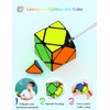 ROXENDA Magic Cube Set Dodecahedron Pyramid Ivy Skewb Speed Cube