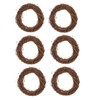 Floral Home Decor 18" Grapevine Wreaths (Set of 6)
