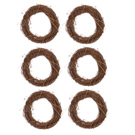 Floral Home Decor 18" Grapevine Wreaths (Set of 6)