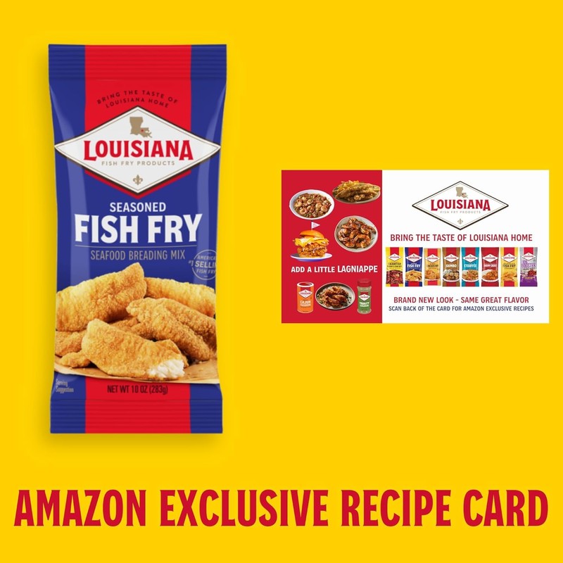 Louisiana Fish Fry - Seasoned Fish Fry Mix 10 Ounce