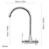 Yctze Kitchen Sink Faucets, Household Kitchen Faucet Single Cold Wall