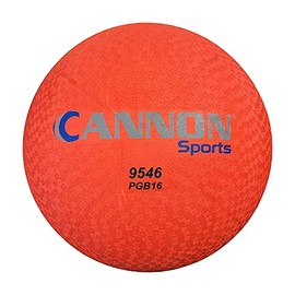 Cannon Sports Red Rubber Playground Ball for 4 Square, Dodgeball, Kickball & Handball (6 Inch)