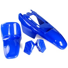 SUNQIAO PW50 Plastic Kit, Fender Body Seat Gas Tank for Yamaha PW50 PeeWee 50 Kid Bikes after 2016 (Blue)