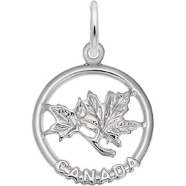 Rembrandt Sterling Silver Canada Maple Leaf Ring Charm by Rembrandt