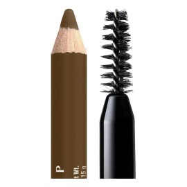 Lápiz De Cejas Powder Louder Brow Pencil Nyx Cosmetics Color Soft Brown