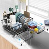 Generic Over The Sink Dish Drying Rack C Expandable Black
