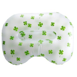 Relax Bath Pillow Clover with Suction Cups, Made in Japan