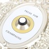 Champagne Button Metal Decorative Retro French Style Doorbell Elegant Interactive