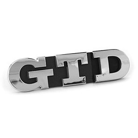 GTD logo logo emblem on the front radiator grille, chrome
