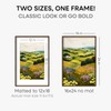 Homeforia 16 x 24 Picture Frame Brown, High End Dark