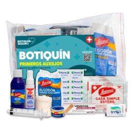 Botiquín Mediano Productos Primeros Auxilios Pzs