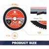 HSS Circular Saw Blade 3inch - BRSCHNITT 3pcs 72T 11.12-9.5mm