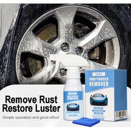 Rust Dissolver Trigger Iron Powder Remover | Heavy-Duty Corrosion Remover for Metal Tools, Cars, Bikes, Grills, Bolts, Firearms & More | 120ml(Box+Rust Remover 120ml+Towel 15 * 20)