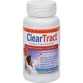 Cleartract D-Mannose Formula - 500 mg - 60 Capsules