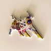 Madrid Bull Decorative Figurine, Artistic Ceramic Souvenir, Hand-Painted Spanish Design