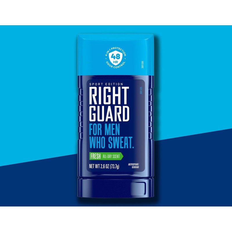 Right Guard Sport Fresh Scent Invisible Solid, 2.6 Ounce (Pack