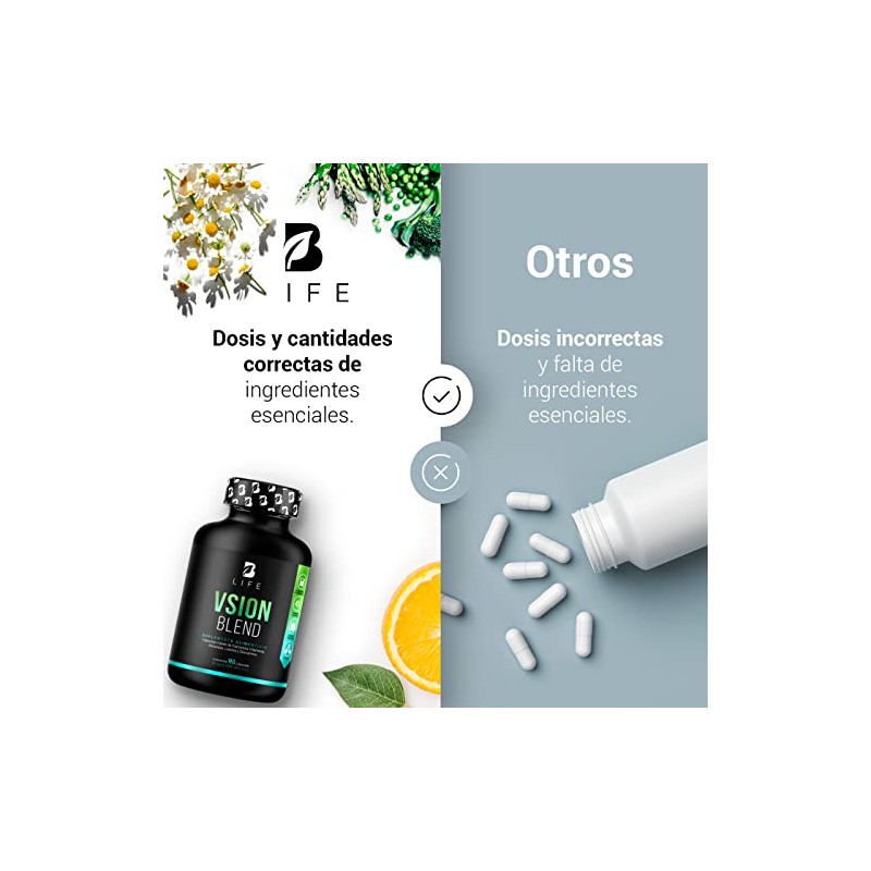 Life Vsion Blend Fórmula Camomila Luteína Vitaminas Cápsulas