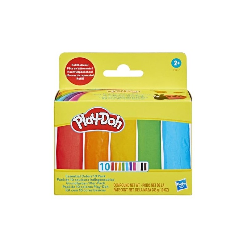 Play-Doh Play Doh Essential Colors 10 Pack Modeling Compound Refill