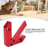 45/90 Degree Center Finder Scriber Aluminum Alloy Line Gauge Woodworking