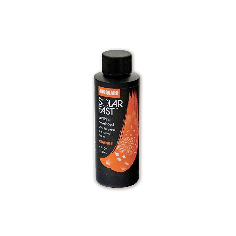 Jacquard Products Solarfast Dyes Orange for Paper and Fabric 8oz