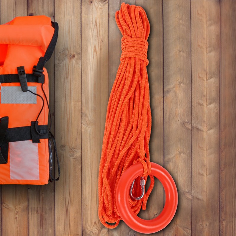 30m Outdoor Rock Climbing Escape Rope 0.8cm Diameter Water Floating