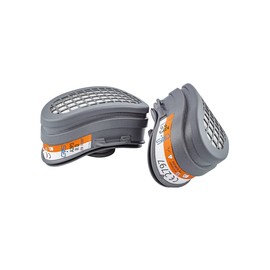 GVS SPR669 Elipse Low Profile Mask with A2P3 Filters for Organic Gases and Vapours until 5000 ppm and Dust, M/L