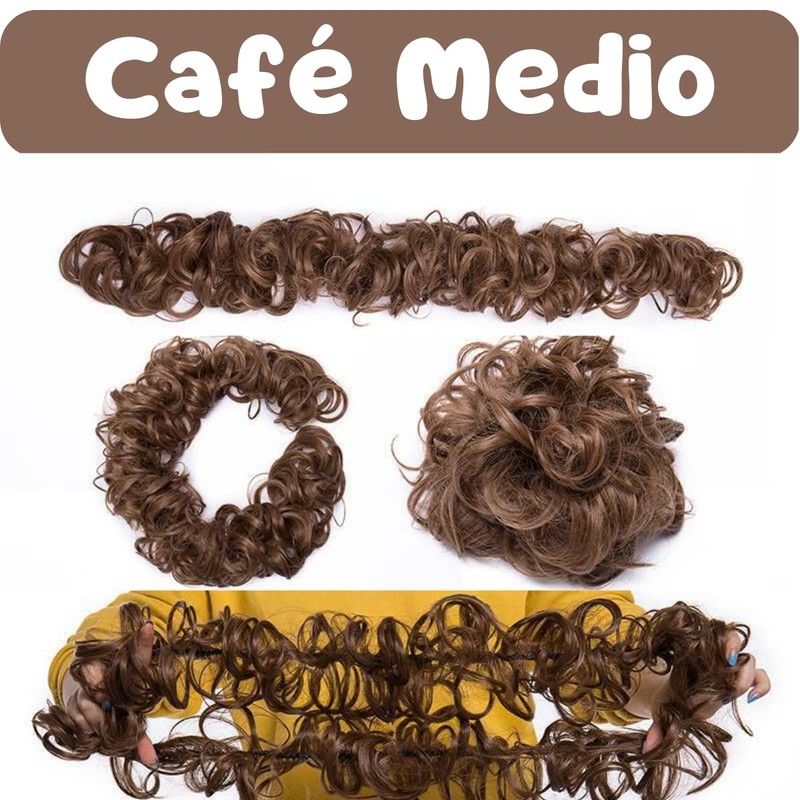 Extension De Cabello Banda Elástica Para Chongo Coleta 1pz banda