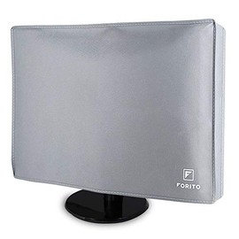 23" 24" 25" Univesal Monitor Dust Cover Scratch Resistance Nonwoven Full Body Sleeve for 23" 24" 25" Computer Monitor LED LCD Screem (Size: 24W x 18H x 3D)-Gray