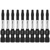 GRENPRO Screwdriving Power Bits T15-2IN*10pcs,Torx Head Bit Set,High Impact Tough