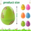Printed Plastic Eggs for Easter Egg Hunt,Colourful Fillable Plastic Easter