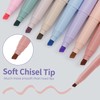 YISAN Pastel Highlighters,Soft Chisel Tip Bible Highlighter Pens No Bleed