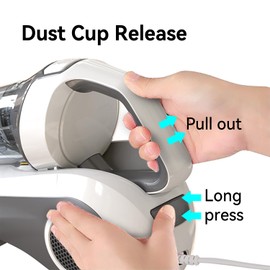 HEPA Filter Replacement for Qijun UV-10 Handheld Bed Vacuum Cleaner Machine (5)