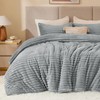 BEDELITE Fleece King Comforter Set -Super Soft & Warm Fluffy
