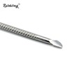 Rolabling Nail Cuticle Pusher and Spoon Cleaner Professional Stainless Steel
