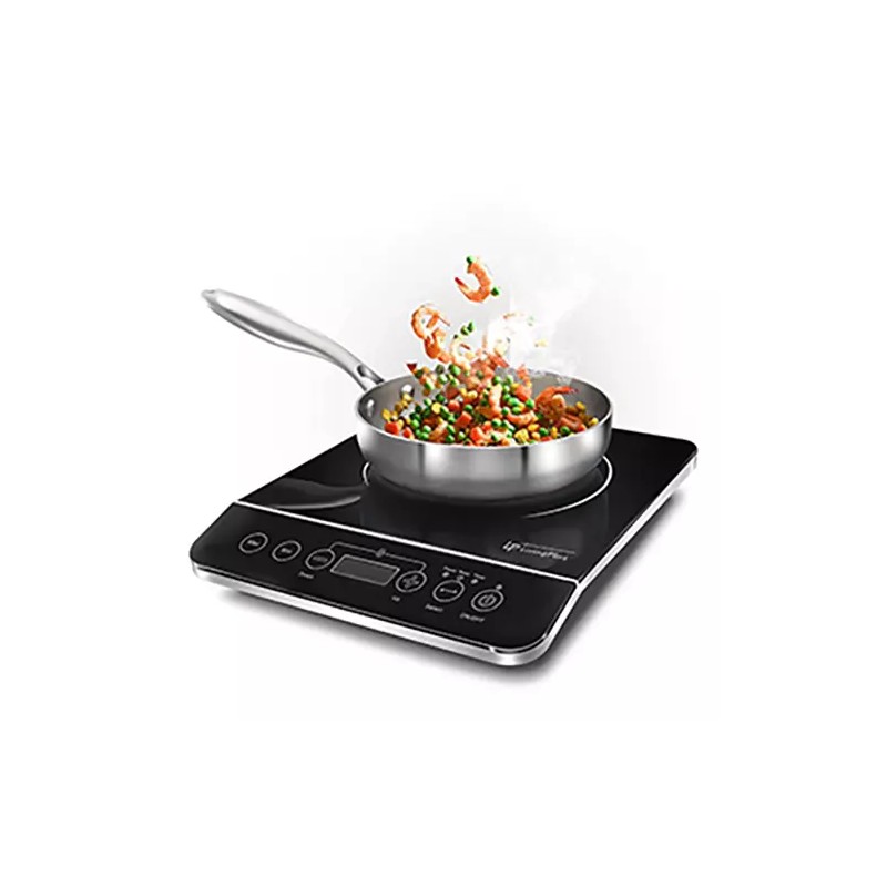 LP LIVING PLUS 1800W Electric Induction Cooktop Countertop Burner, 3