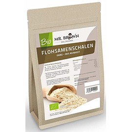 MR. BROWN 1kg Flohsamenschalen ganz | 99% Reinheit | Ursprung: Indien | pflanzliches Quellmittel | abgefllt in Deutschland (1 KG)