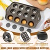 Yuanan 2 Pack 12 Cups Muffin Pan Mini, Nonstick Cheesecake