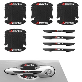 4PCS Car Door Protector, Sports Car Door Handle Scratch Protector, Door Handle Bowl Sticker, Doors Handle Protection Accessories, Universal for Most Car, SUV, Truck