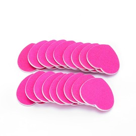 40 Pcs Heart Flower Nail Files Double Sided Nail Files Small Nail Emery Boards Professional Fingernail Files Nail Care Files Heart