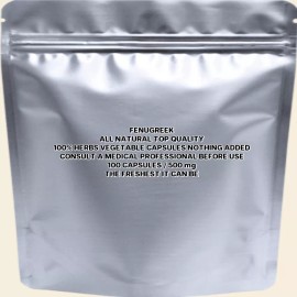 PRIORITY HEALTH AID FENUGREEK Powder seeds Powder Fresh Ground 100 Vegetarian Capsules