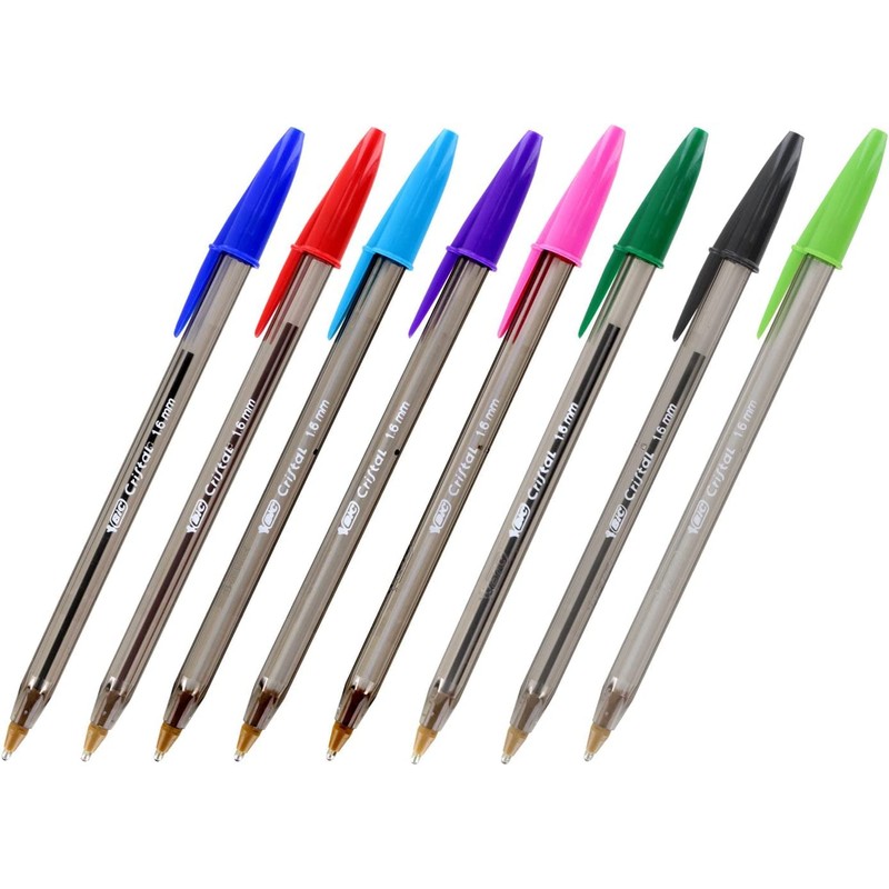 30 x Bic Cristal Xtra-Bold Round Stic Ballpoint Pens, 1.6mm