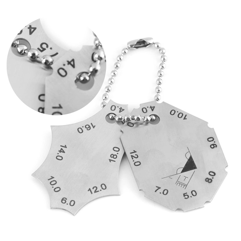Welding Gauge, Two Piece Fillet Weld Set Gage, Fillet Weld